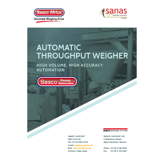 Automatic Throughput Weighers