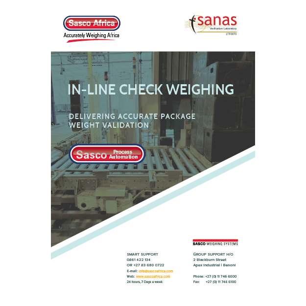 Inline Check Weighing